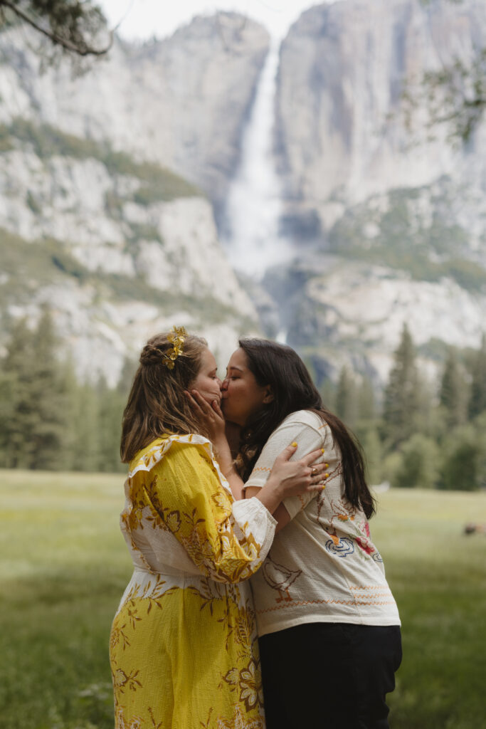 Swinging Bridge Yosemite Wedding