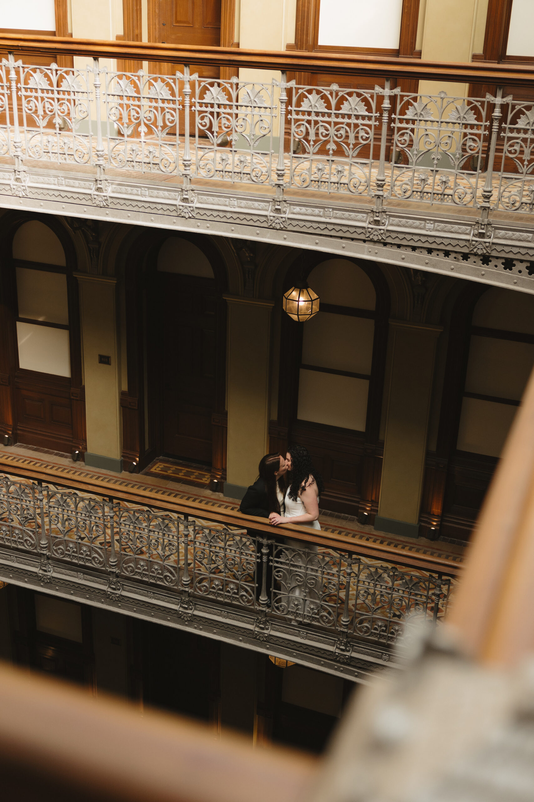 Engagement photos at The Beekman