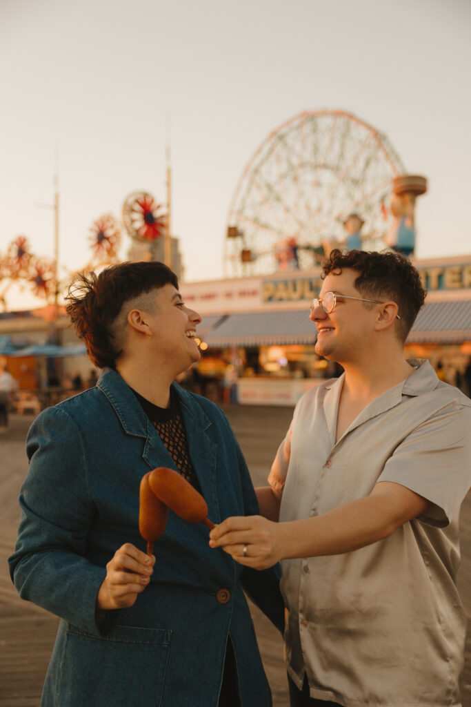 Coney Island Engagement Session