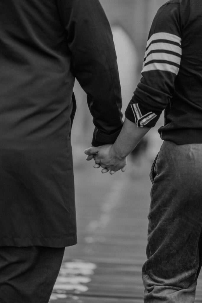 Brooklyn Bridge Sunrise Engagement Photos