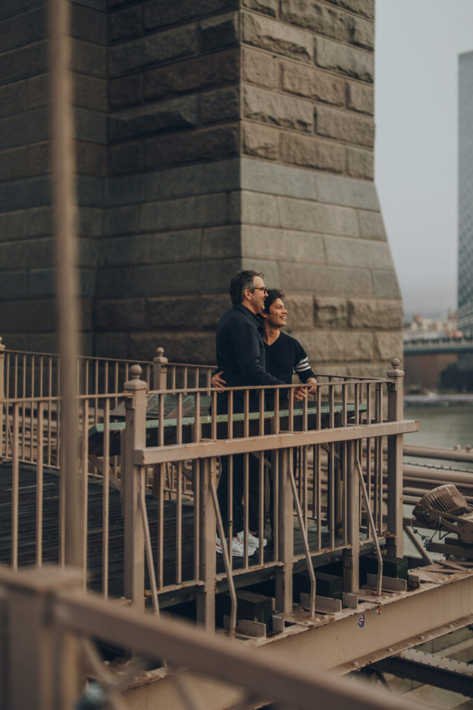 Brooklyn Bridge Sunrise Engagement Photos