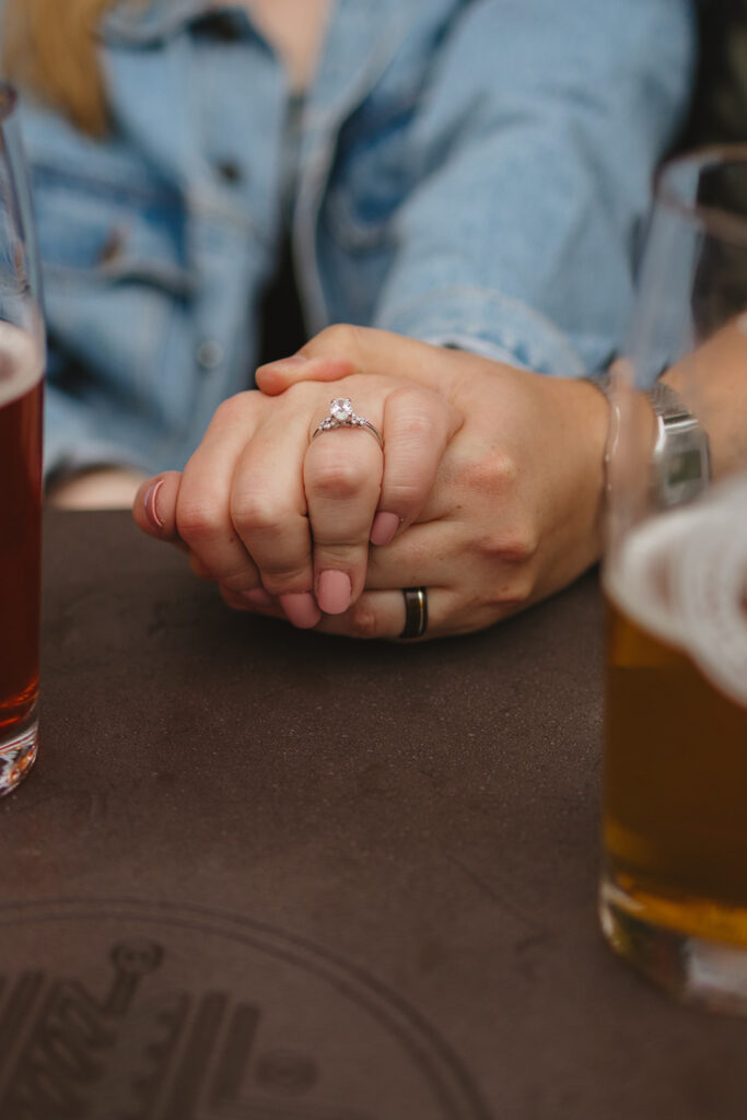 Brewery engagement session