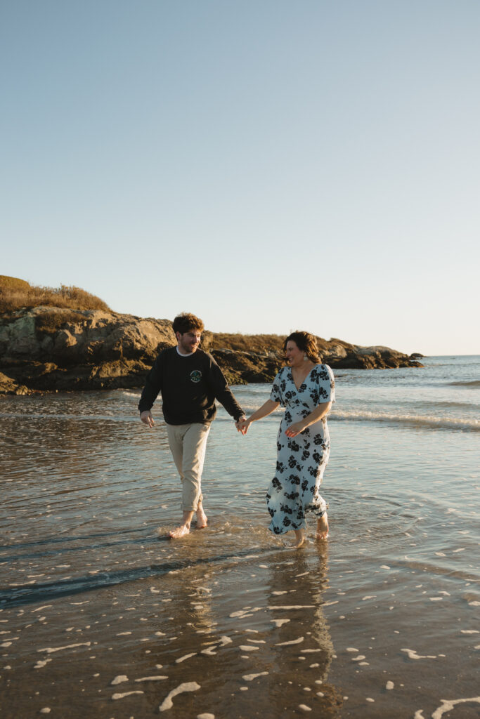 Newport RI Engagement Session | Bailey's Beach