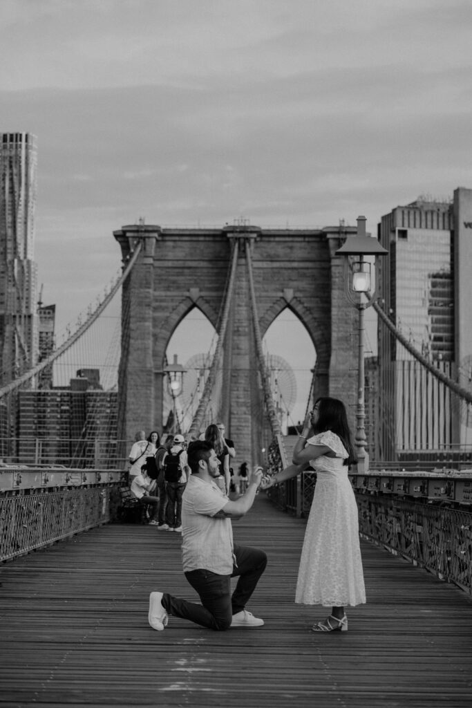 Brooklyn Bridge Proposal Photographer