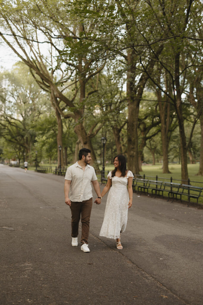Central Park Engagement Photos