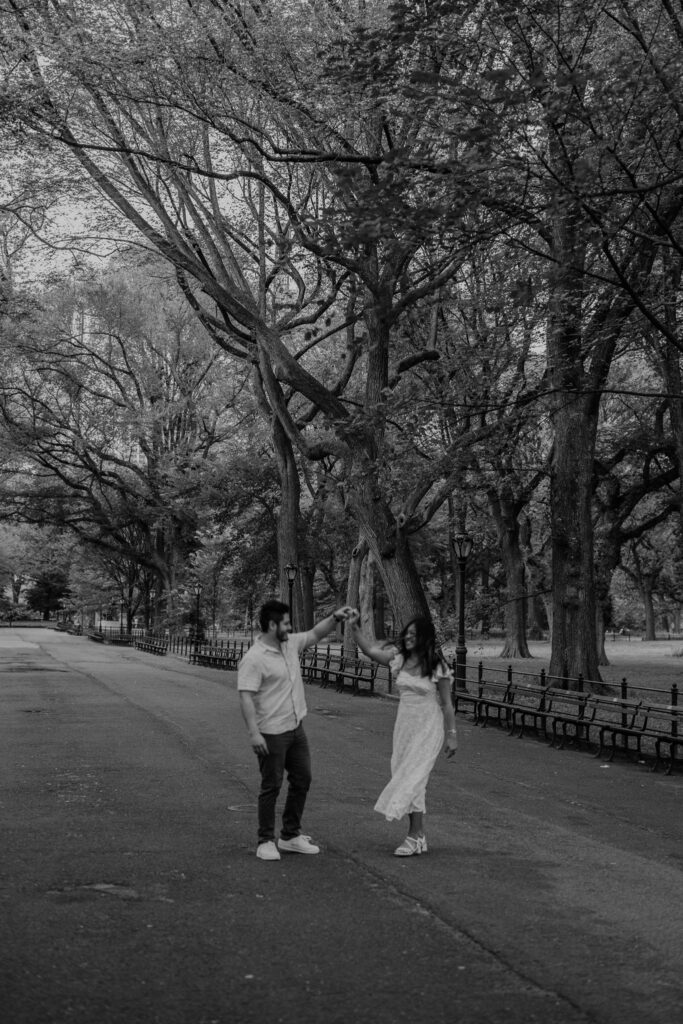 Central Park Engagement Photos