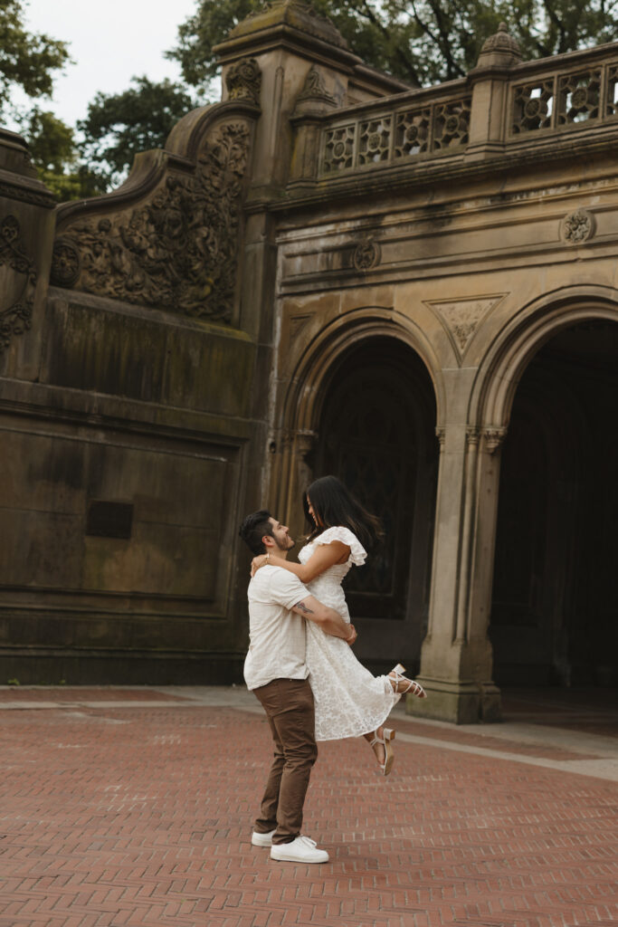 Central Park Engagement Photos