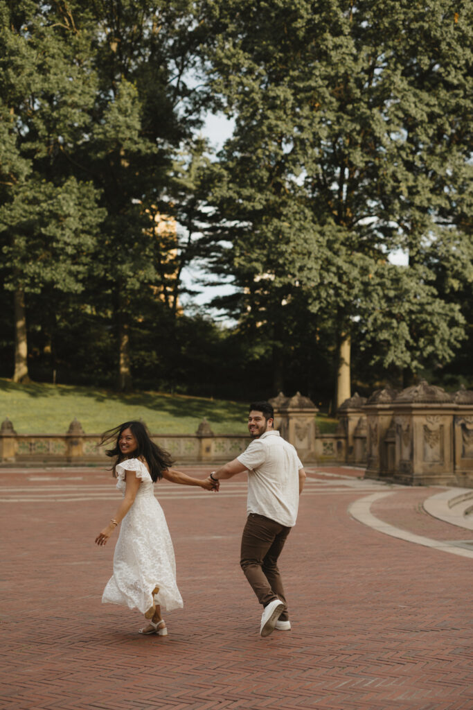 Central Park Engagement Photos