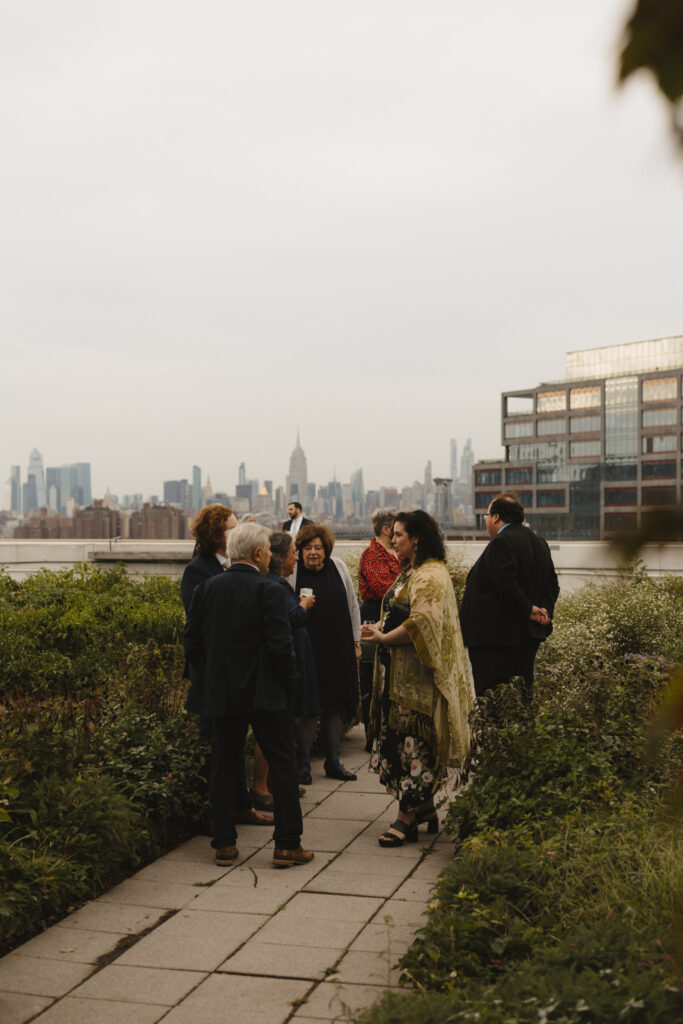 Brooklyn Grange Rooftop Farm Jewish Wedding // Queer Wedding Photographer