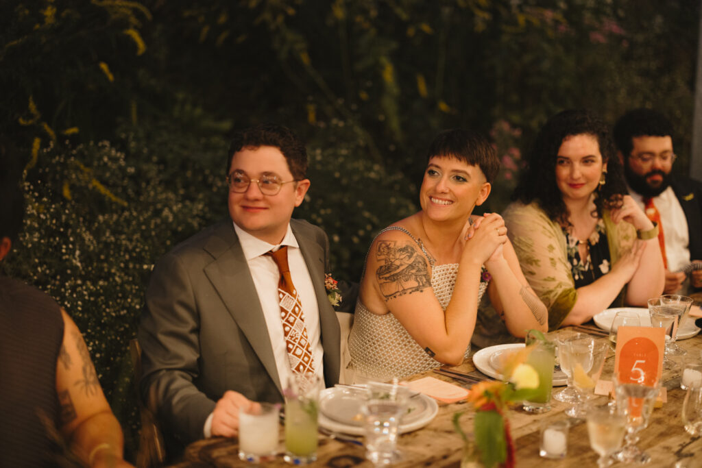 Brooklyn Grange Rooftop Farm Jewish Wedding // Queer Wedding Photographer