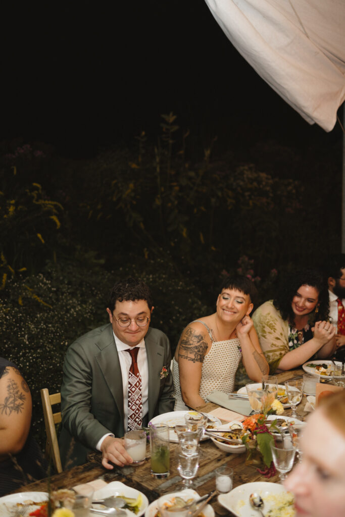 Brooklyn Grange Rooftop Farm Jewish Wedding // Queer Wedding Photographer
