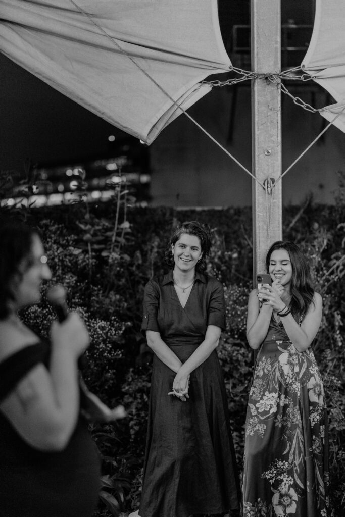Brooklyn Grange Rooftop Farm Jewish Wedding // Queer Wedding Photographer