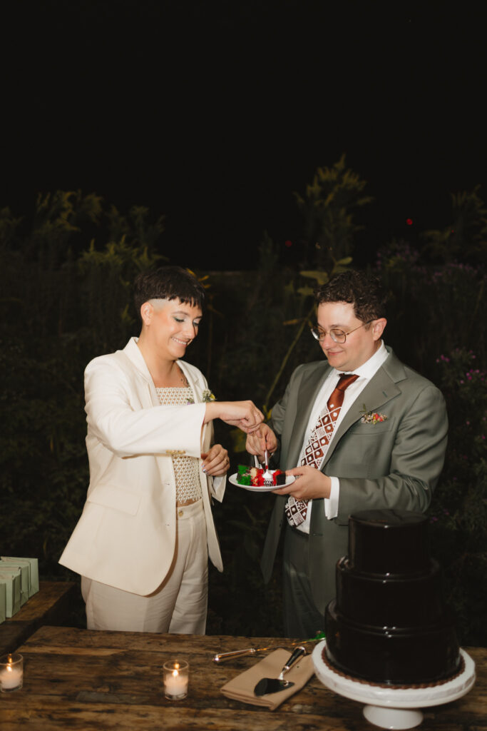 Brooklyn Grange Rooftop Farm Jewish Wedding // Queer Wedding Photographer