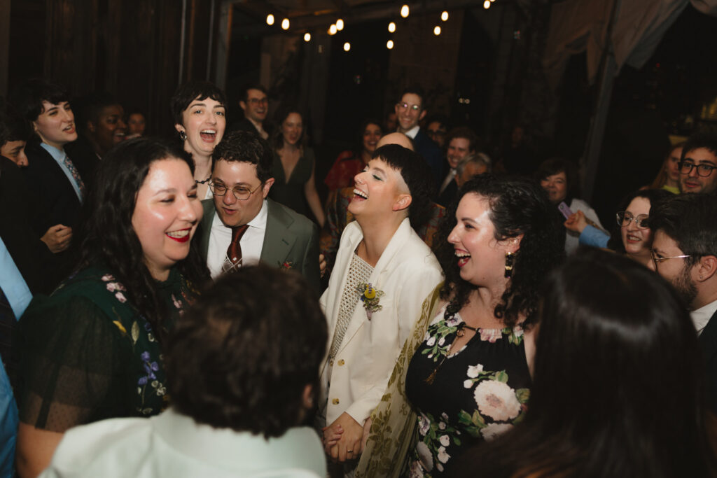 Brooklyn Grange Rooftop Farm Jewish Wedding // Queer Wedding Photographer