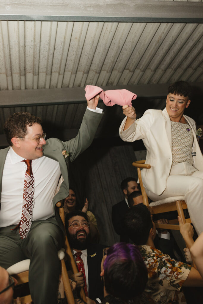 Brooklyn Grange Rooftop Farm Jewish Wedding // Queer Wedding Photographer