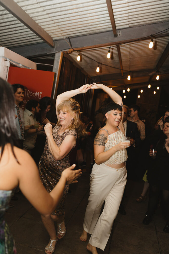 Brooklyn Grange Rooftop Farm Jewish Wedding // Queer Wedding Photographer